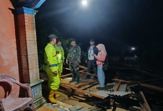 Tanggap bencana longsor di wilayah desa binaan 