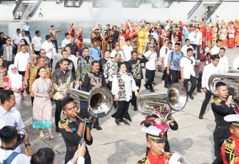 Menteri Imipas Agus Andrianto Membuka Festival IPPAFest di Lapangan Banteng Jakarta.