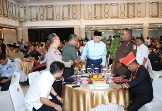 Tampak Hadir Kasdam I/BB Pada Kegiatan Musrenbang Pemprovsu 2025.