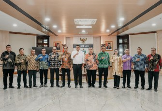KemenHAM Sumut Lakukan Poto Bersama Usai Pertemuan Bersama Pemprovsu.