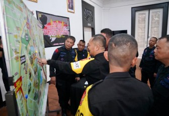 Brimob Polda Metro Jaya Gelar Gladi Posko dan Tactical Wall Game Jelang Sidang Internasional PUIC ke-19 di Jakarta
