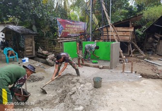 Sumur Bor Program TMMD ke 124 Kodim 0408/BS, Selesai Dibangun