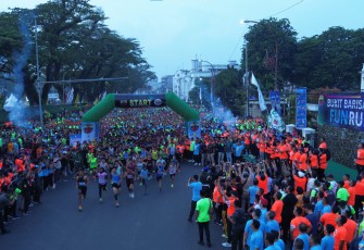Kodam I/Bukit Barisan Sukses Gelar Kegiatan Fun RUN 5K di Lapangan Merdeka.