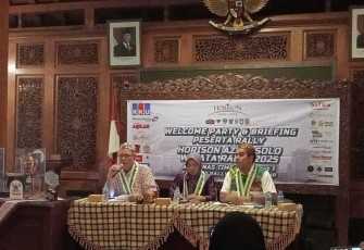 Konferensi pers wisata rally hotel Horison Aziza Solo