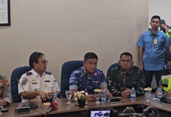 Danlanud Soewondo Saat Lakukan Penanganan Cepat Berkolaboratif Bersama Unsur Terkait.