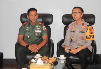 Dandim dan Kapolres Trenggalek Satukan Visi Jaga Keamanan Daerah