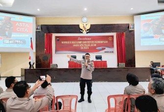 Sosialisasi manager bootcamp dan refresh kemampuan gadik SPN Polda Jatim 