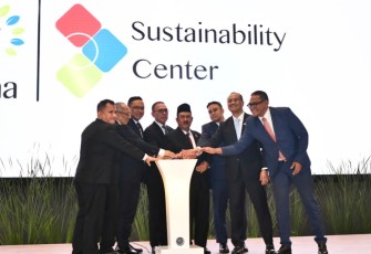 Peresmian Sustainability Center UPER yang dilakukan oleh Kepala Bappenas, Komisaris Utama Pertamina, Jajaran Pimpinan Pertamina dan Pertamina Foundation serta Rektor Universitas Pertamina (13/08/25)