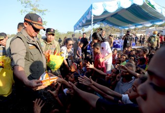 Pemerintah melalui Badan Nasional Penanggulangan Bencana (BNPB) akan membangun Hunian Tetap (Huntap) tahap pertama bagi para penyintas bencana erupsi Gunungapi Lewotobi Laki-Laki