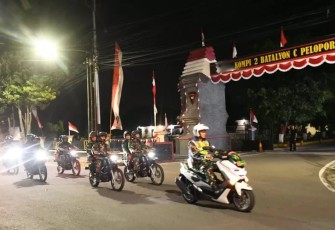 Patroli gabungan wilayah Kodim 0803/Madiun