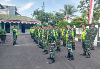 Apel siaga antisipasi demo personel Kodim 0803/Madiun