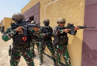 Pasukan Elite TNI AL Tuntaskan Latihan Puncak Pertempuran Kota di Yordania 