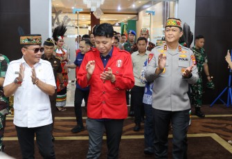 Kapolda Hadiri Pelantikan dan Rapimda Pengurus DPD GMNI Kalteng