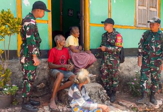 Komsos bersama warga desa Manusasi, Kab. TTU