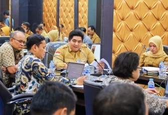 Pemerintah Kabupaten Bintan bersama KPK RI Gelar Rapat Koordinasi dan Evaluasi Monitoring MCSP