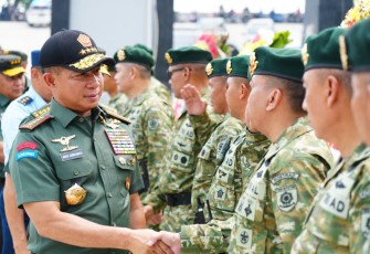 Panglima TNI Tinjau Markas Yontaipur Kostrad di Cikarang