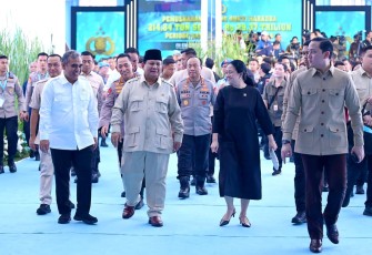 Ketua DPR RI Puan Maharani Menghadiri Pemusnahan 214 Ton Narkoba