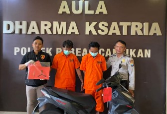 Komplotan Pencuri Motor Toko Listrik Jagalan Surabaya