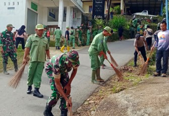 Karya bakti tiga pilar di wilayah desa binaan 
