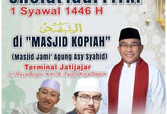 Undangan salat Idul Fitri 1446 H/ 31 Maret 2025