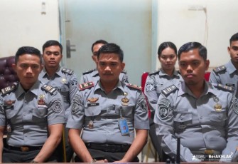 Karutan Pangkalan Brandan Beserta Jajaran Mengikuti Anev Pembinaan Kinerja Penyelenggaraan Pemasyarakatan.