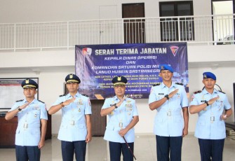 Jabatan Kadisops dan Dansatpomau Lanud Husein Sastranegara Diserahterimakan