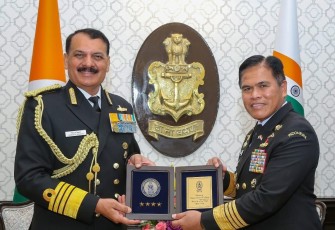 Kasal Sempatkan Courtesy Call ke Beberapa Pejabat Militer India 
