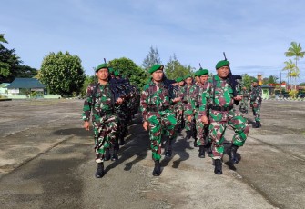 Kodim 1710Mimika Gelar Latihan PBB