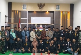 Danramil 0803/04 Jiwan Hadiri Forum Kampung Pesilat