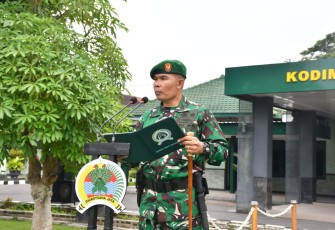 Dandim Ponorogo Baca Amanat Pangdam V/Brawijaya