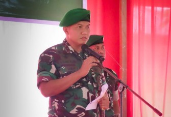Komandan Kodim 1710Mimika, Letkol Inf M. Slamet Wijaya, S. Sos., M.Han., M.A.