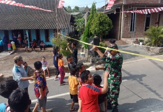 Lomba HUT ke-80 RI di Desa Binaan 