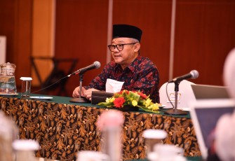 Mendikdasmen, Abdul Mu’ti, di Jakarta, Rabu (19/11), di hadapan para perwakilan lintas kementerian dan lembaga terkait.