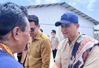 Mentrans Iftitah di Kawasan Transmigrasi Melolo, Sumba Timur, Selasa (19/8)