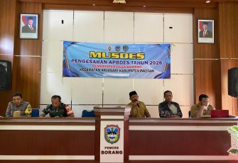 Musdes Pengesahan APBDes dan Dukungan Terkait KDMP