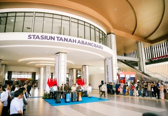 Peresmian Stasiun Tanah Abang Baru