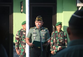 Kasdim Madiun Tekankan Kedisiplinan bagi Prajurit 