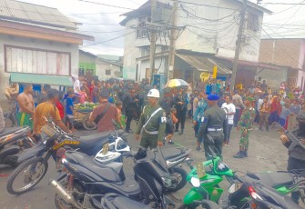 Pengamanan Tujuh Warga dalam Patroli Skala Besar TNI-Polri di Belawan