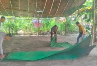 Arena judi sabung ayam di Bagor Nganjuk 