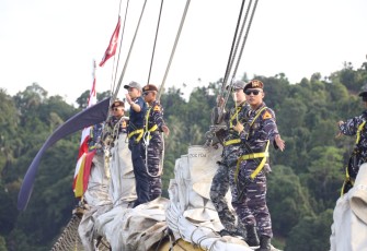 KRI Bima Suci Lanjutkan Pelayaran Menuju Penang Malaysia 