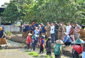 Komandan Kodim 0802/Ponorogo Letkol Inf Dwi Soerjono hari ini melakukan pendampingan Direktur Jenderal (Dirjen) Tanaman Pangan Kementan DR Yudi Sastro SPMP yang melakukan Kujungan Kerja di wilayah Kabupaten Ponorogo, Selasa (04/03/2025)