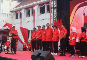 Bank Jatim Sukses Selenggarakan Senam Lansia 