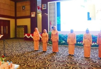 Pengurus DWP Kepri dan Kabupaten/Kota Masa Bakti 2024–2029 Resmi Dikukuhkan