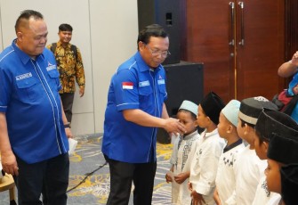 Dewan Pimpinan Daerah (DPD) Partai Demokrat Jawa Timur menggelar Pendidikan Politik (Dikpol) di Hotel Santika Gubeng, Surabaya, Jumat (3/10/2025)