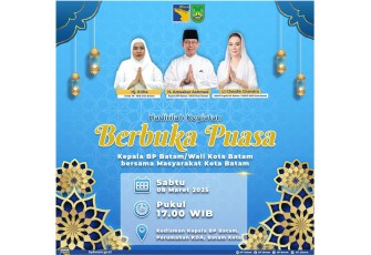 Kepala BP Batam sekaligus Wali Kota Batam, Amsakar Achmad mengundang seluruh elemen masyarakat untuk dapat hadir dalam agenda buka puasa bersama yang berlangsung di kediamannya pada Sabtu (8/3/2025)