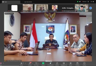 Diskusi daring yang secara khusus membahas batang tubuh RPerpres RIBK. 