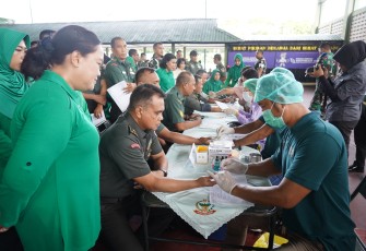 Donor Darah HUT ke-79 Persit