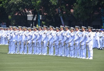 Danpasmar 1 Ikuti Upacara di Koarmada RI