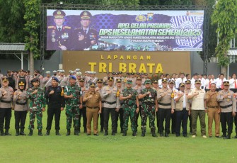 Dandim 0803/Madiun Hadiri Apel Gelar Pasukan Operasi Keselamatan Semeru 2025