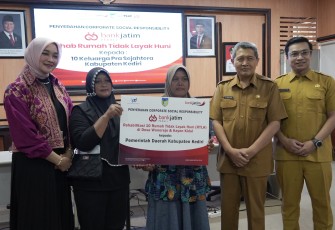 Bank Jatim Salurkan CSR Ke Pemkab Kediri